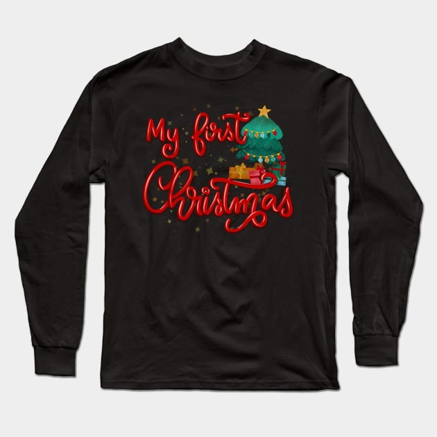 My first Christmas Long Sleeve T-Shirt by PrintAmor